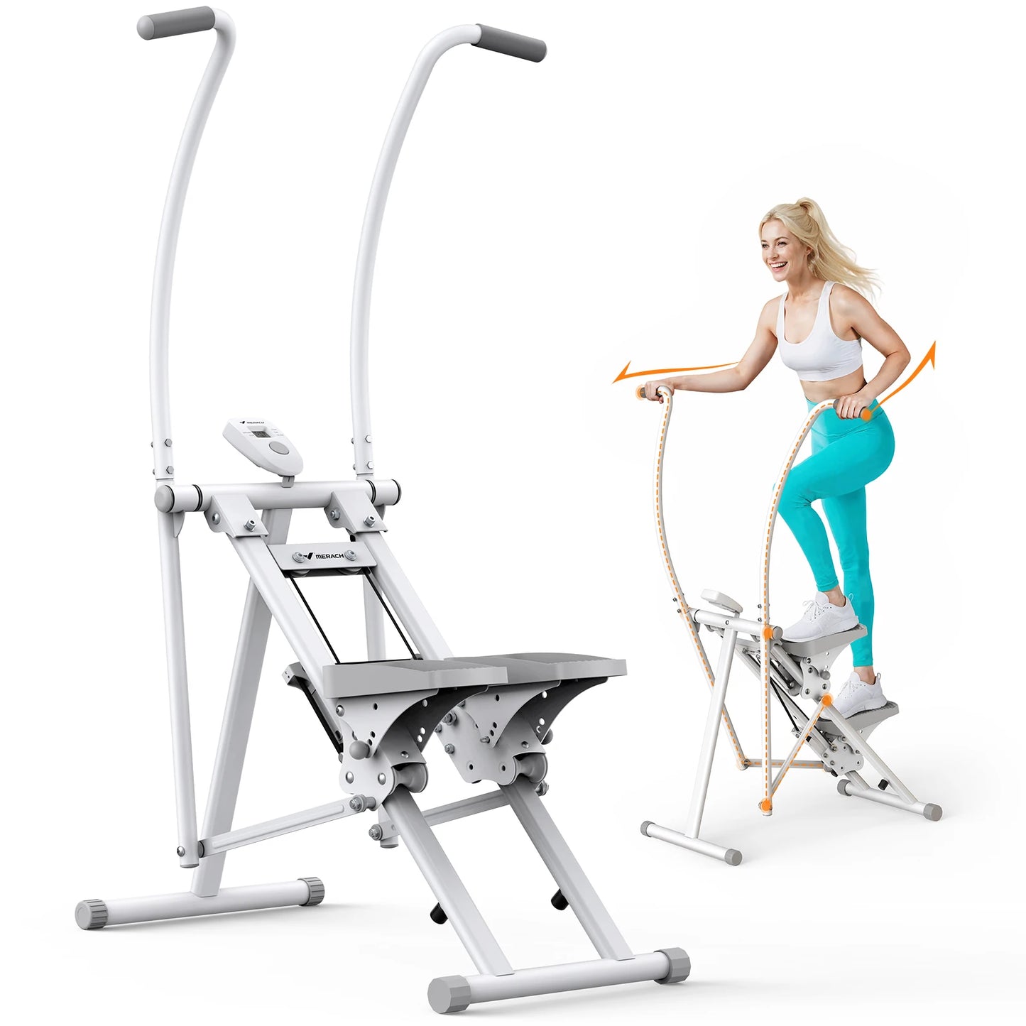 MERACH Stair Stepper Home Gym Full Body Workout Compact Climber