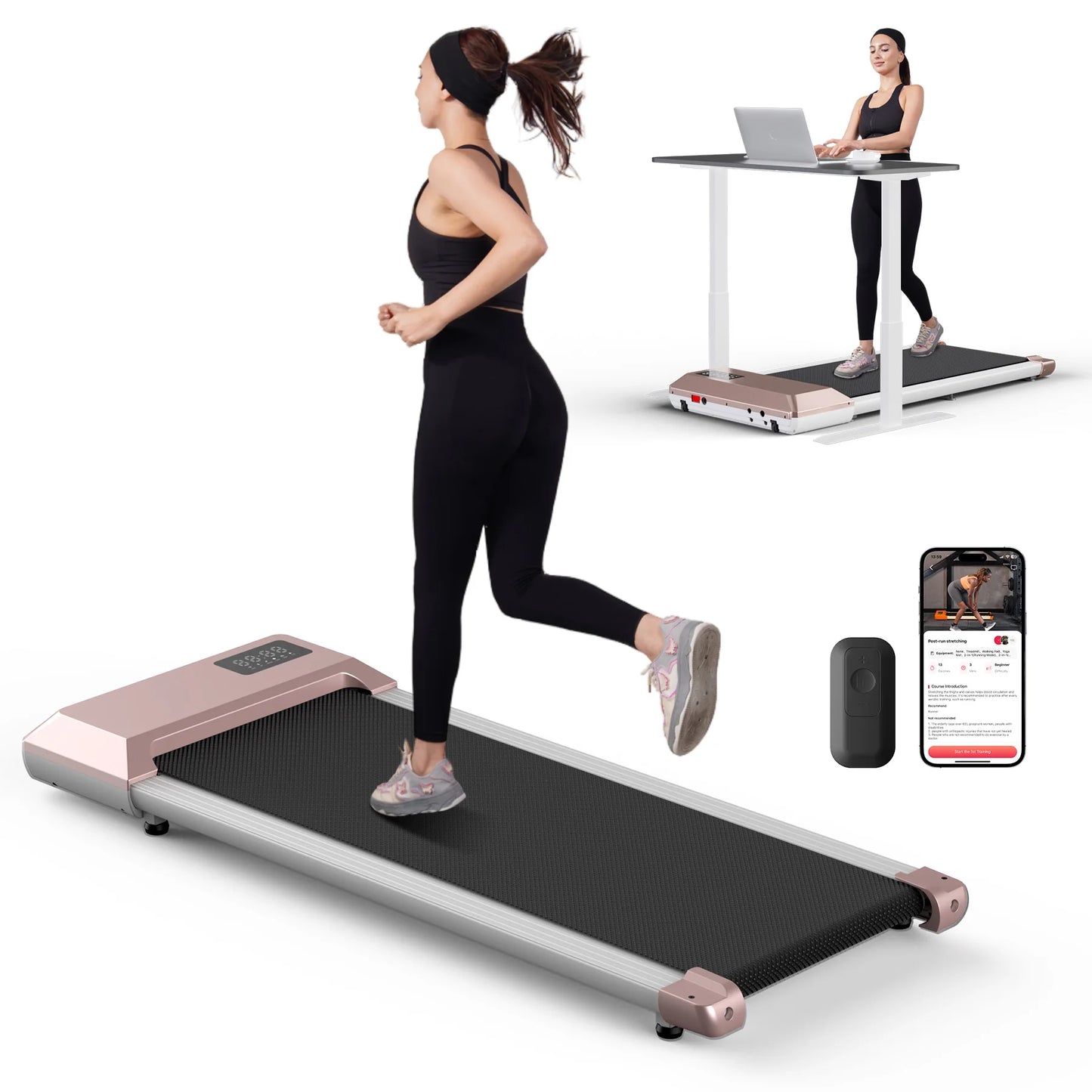 Superun 2.5HP Home Treadmill Walking Running Fitness Machine