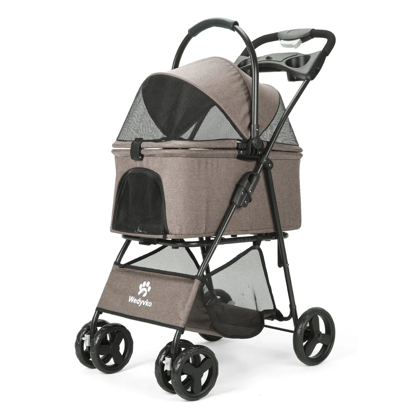 3-in-1 Pet Stroller With Removable Carrier
