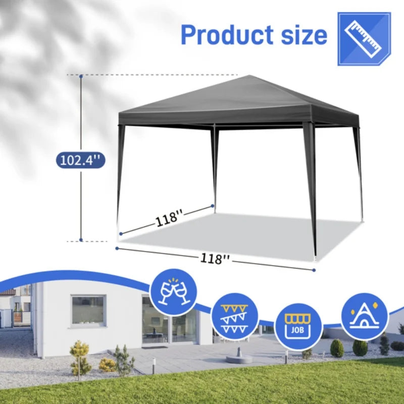 NONECN Gazebo Waterproof Outdoor Canopy For Weddings And BBQs