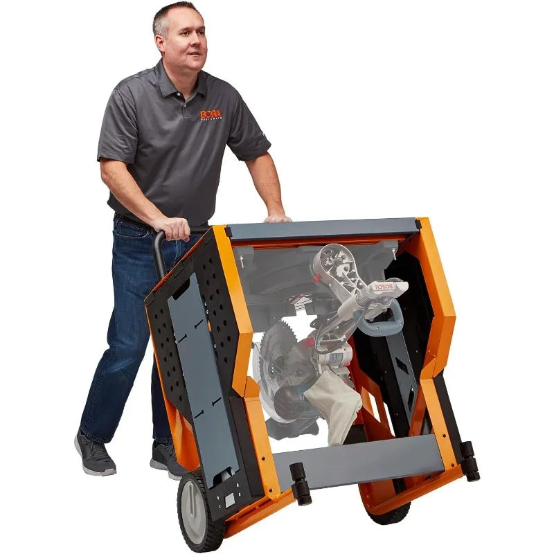 Portamate PM-8000 Miter Saw Stand Work Station for Professionals