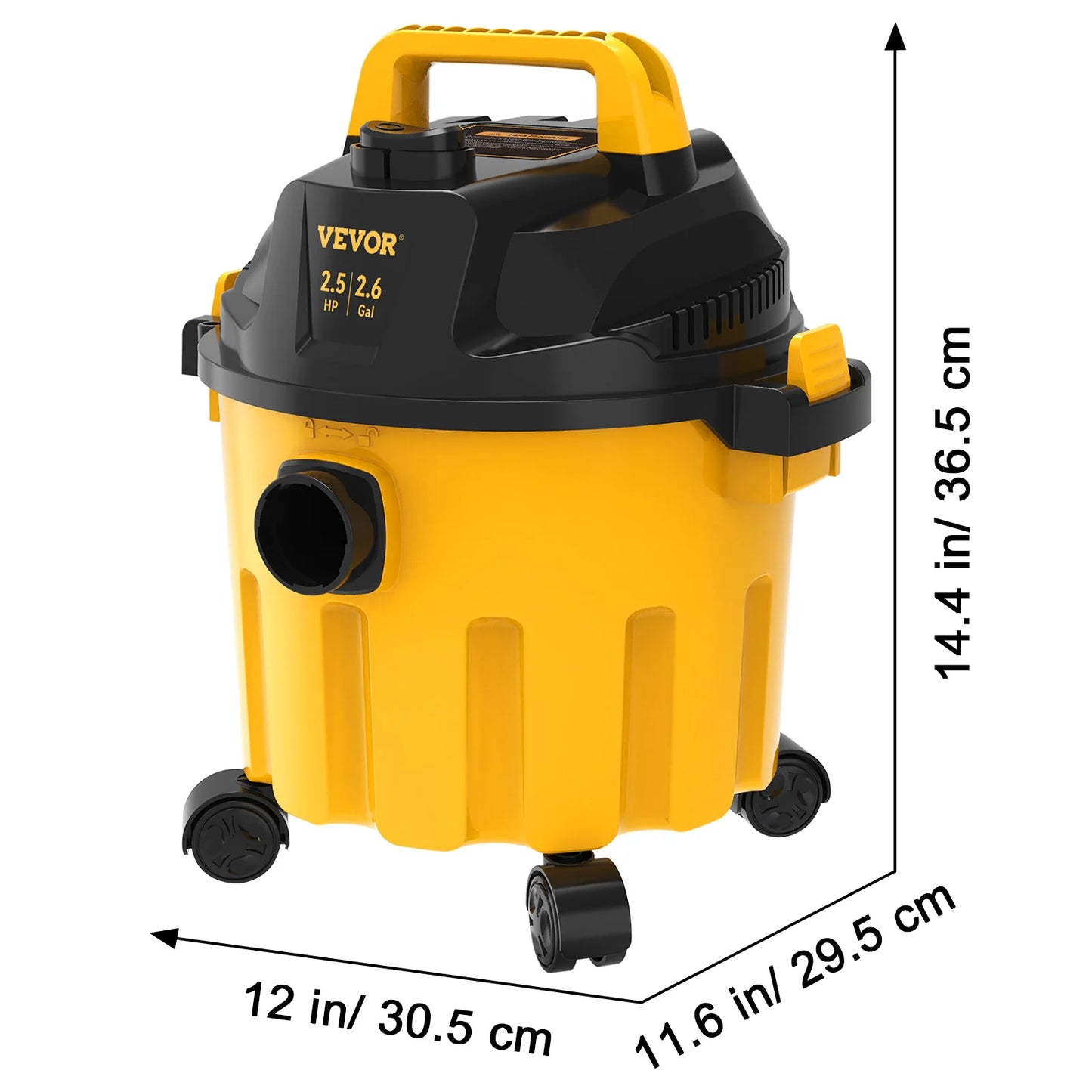 SucceBuy Wet Dry Vacuum 2.5 Peak HP 3in1 Portable Shop Vacuum