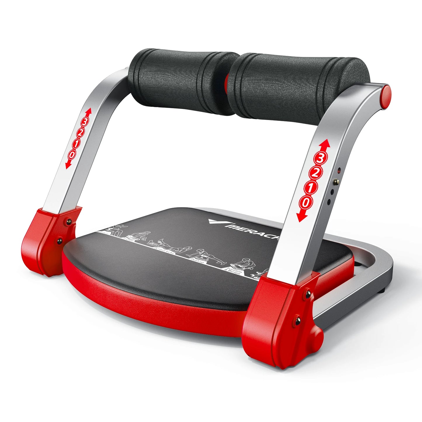 MERACH Ab Machine for Stomach Workout With Automatic Rebound
