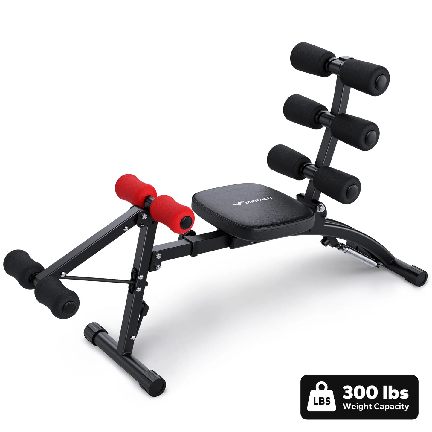 MERACH Ab Machine Multi Functional Adjustable Sit Up Bench For Home Gym