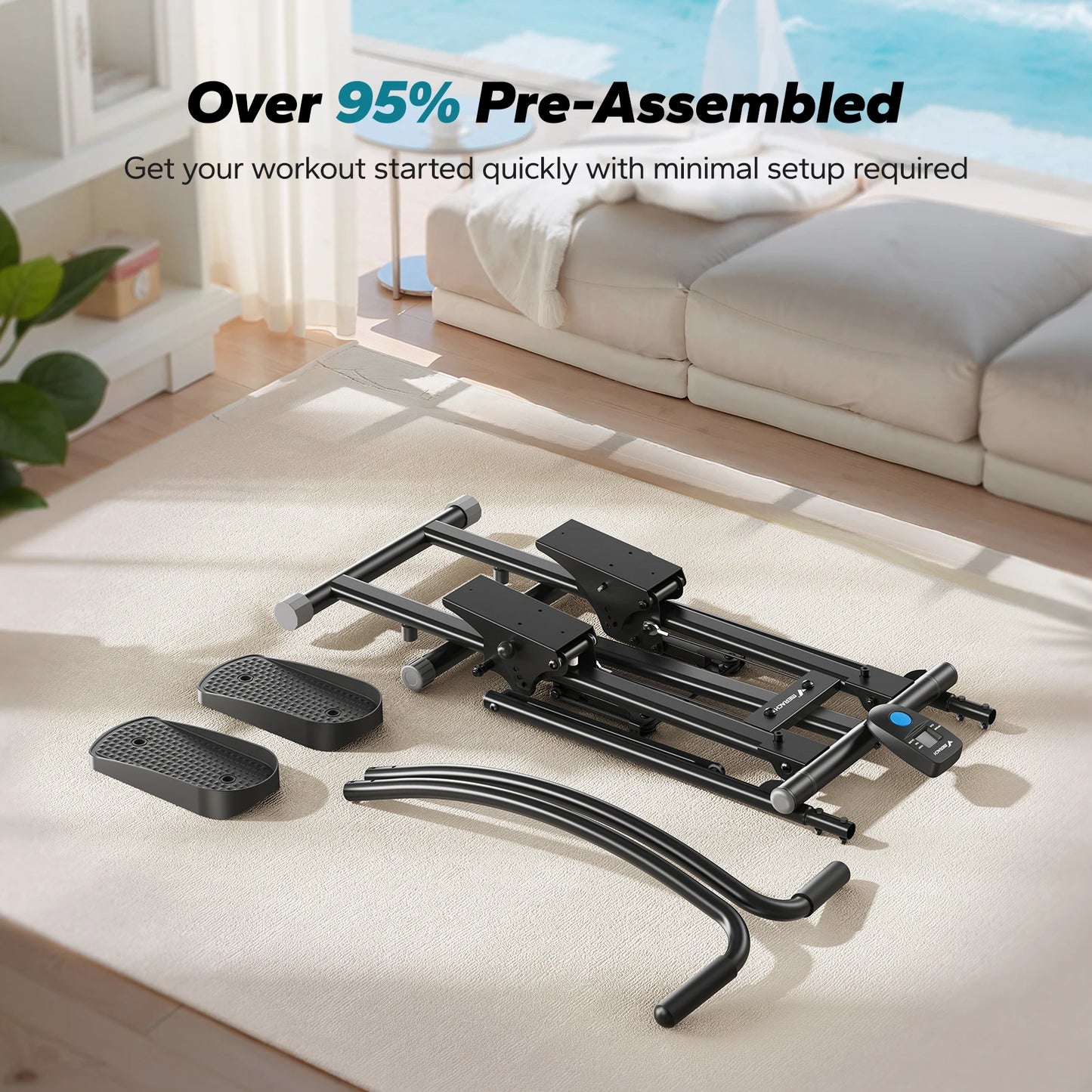 MERACH Stair Stepper Home Gym Full Body Workout Compact Climber