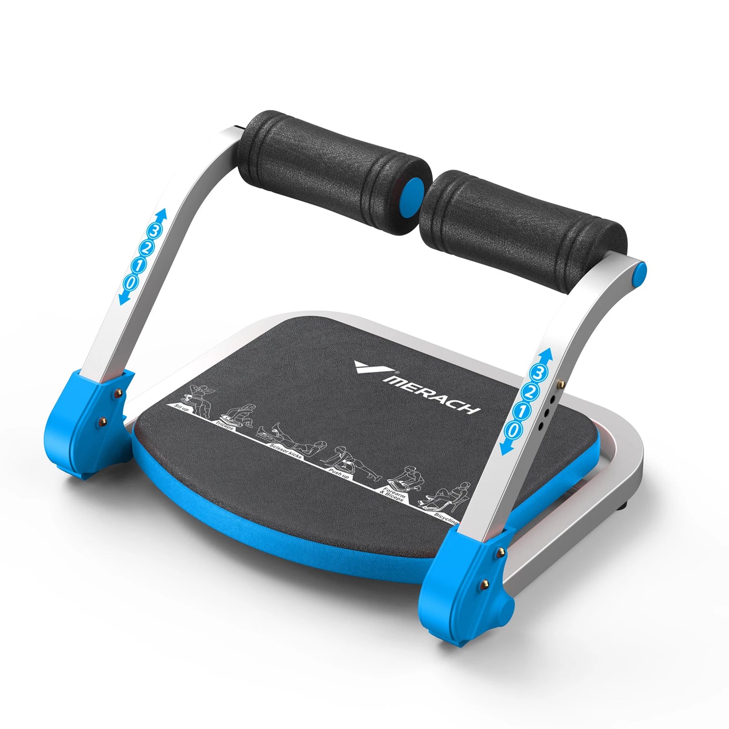 MERACH Ab Machine for Stomach Workout With Automatic Rebound