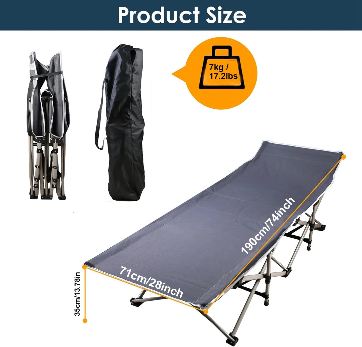 Foldable Portable Bed For Outdoor Garden Chair Pearl Foam Mattress