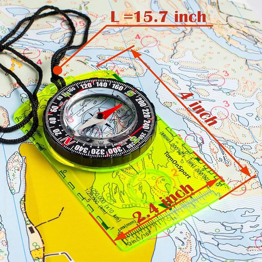 Waterproof Camping Compass For Outdoor Navigation And Hiking