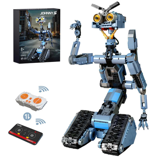 NONECE Johnny 5 Robot Building Blocks Set With Remote Control
