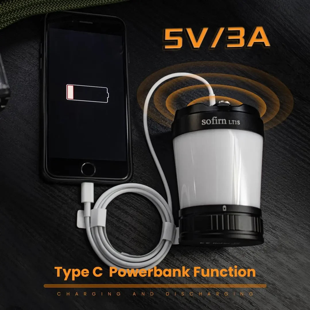 Sofirn LT1S Camping Light With USB C Rechargeable Torch