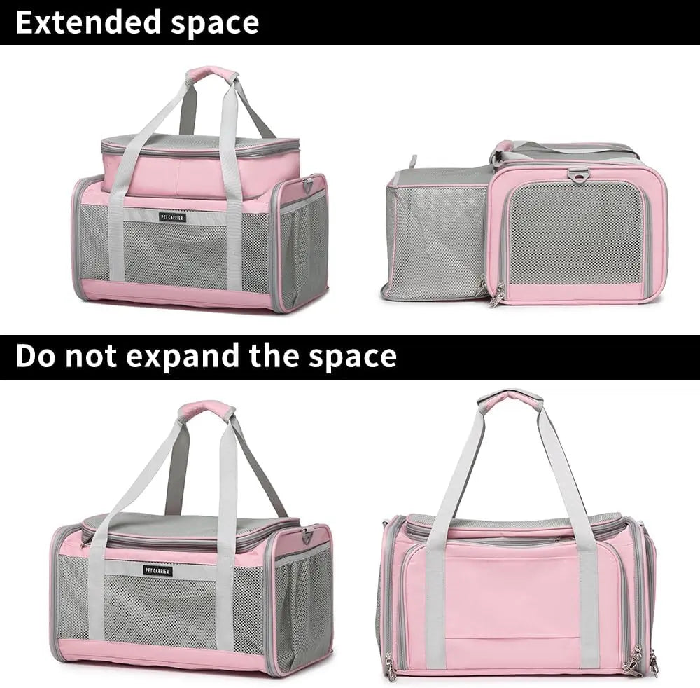 XMSJ Airline Approved Pet Carrier Backpack for Cats and Dogs