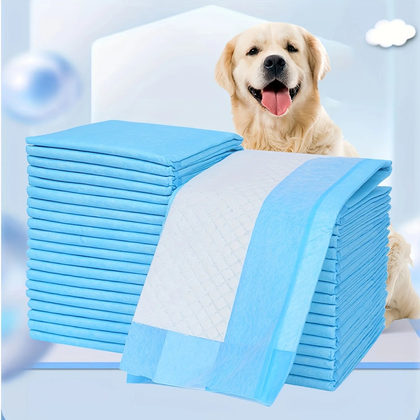 Absorbent Dog Pee Pads Odor Resistant Disposable Training Pads