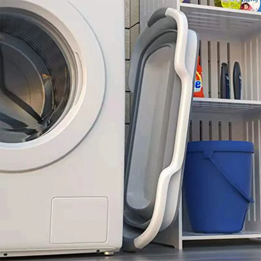 Collapsible Pet Bathtub with Drainage Hole and Hair Collector