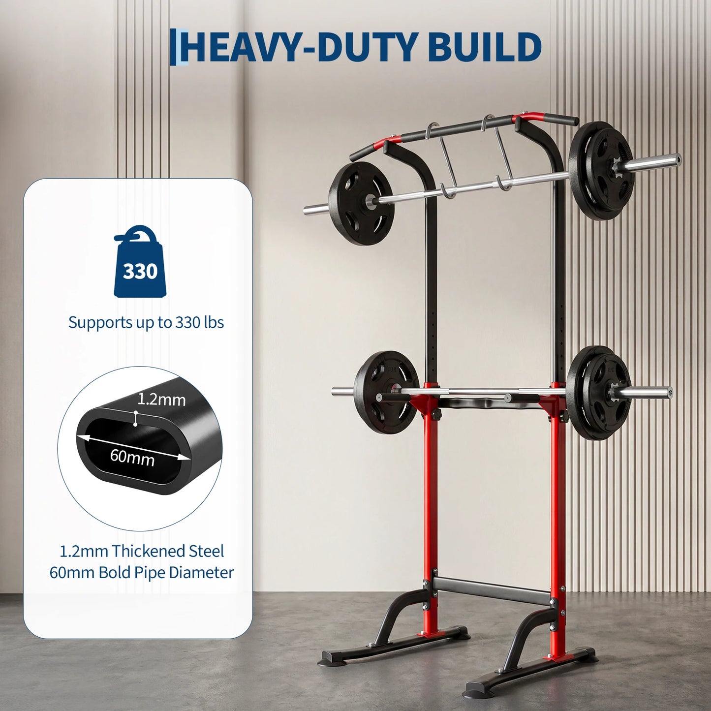 Heavy Duty Power Tower With Pull Up Dip Station HomeGym