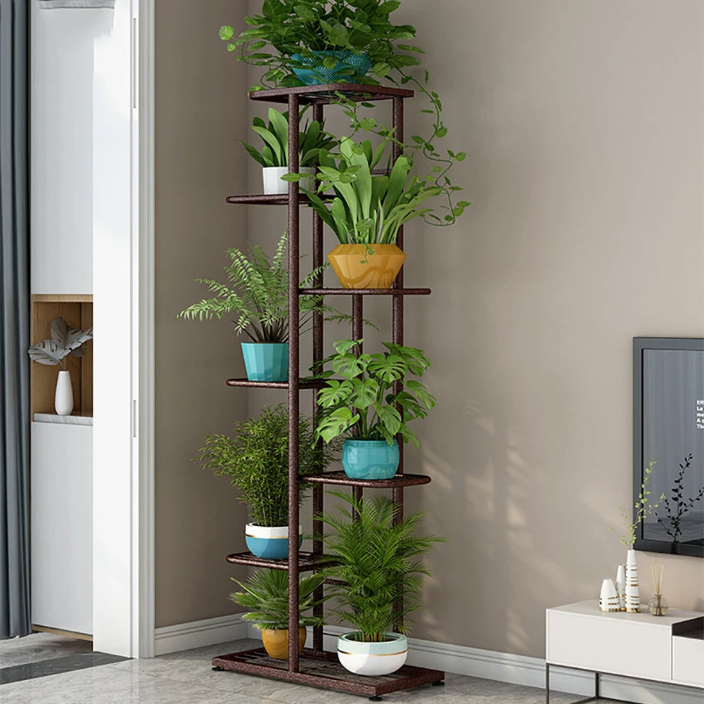 Twister.CK 8-Tier Garden Plant Stand Metal Tiered Shelf Rack