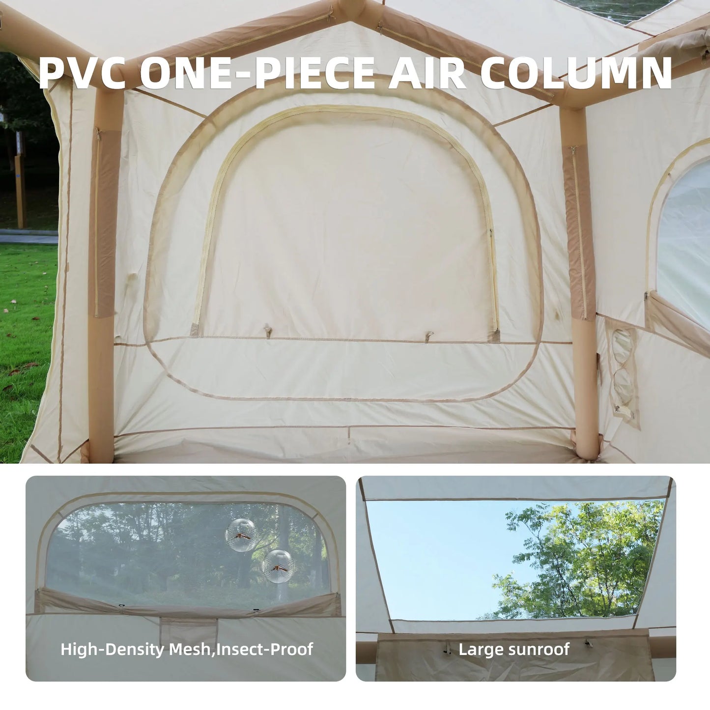 Inflatable Camping Tent With Easy Setup And Waterproof Design