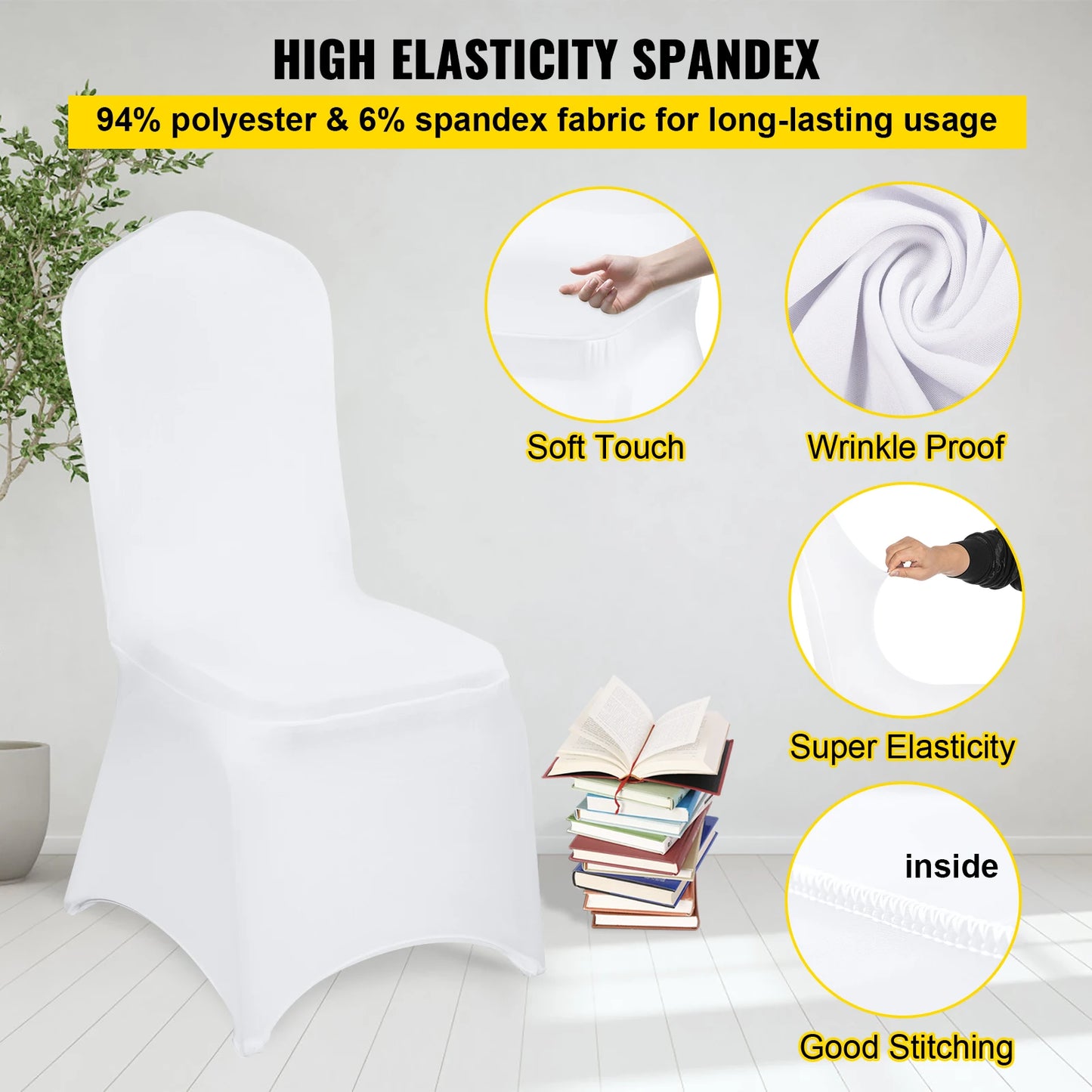 Wedding Spandex Stretch Chair Covers Slipcover Universal Banquet