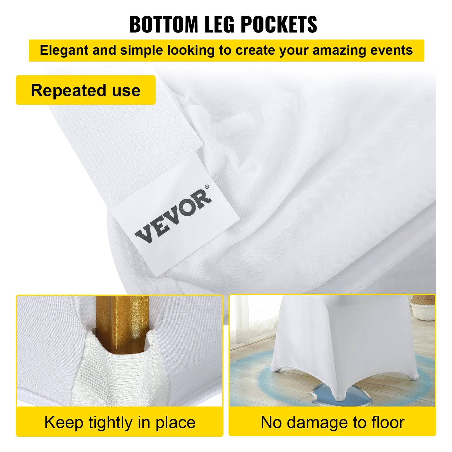 Wedding Spandex Stretch Chair Covers Slipcover Universal Banquet