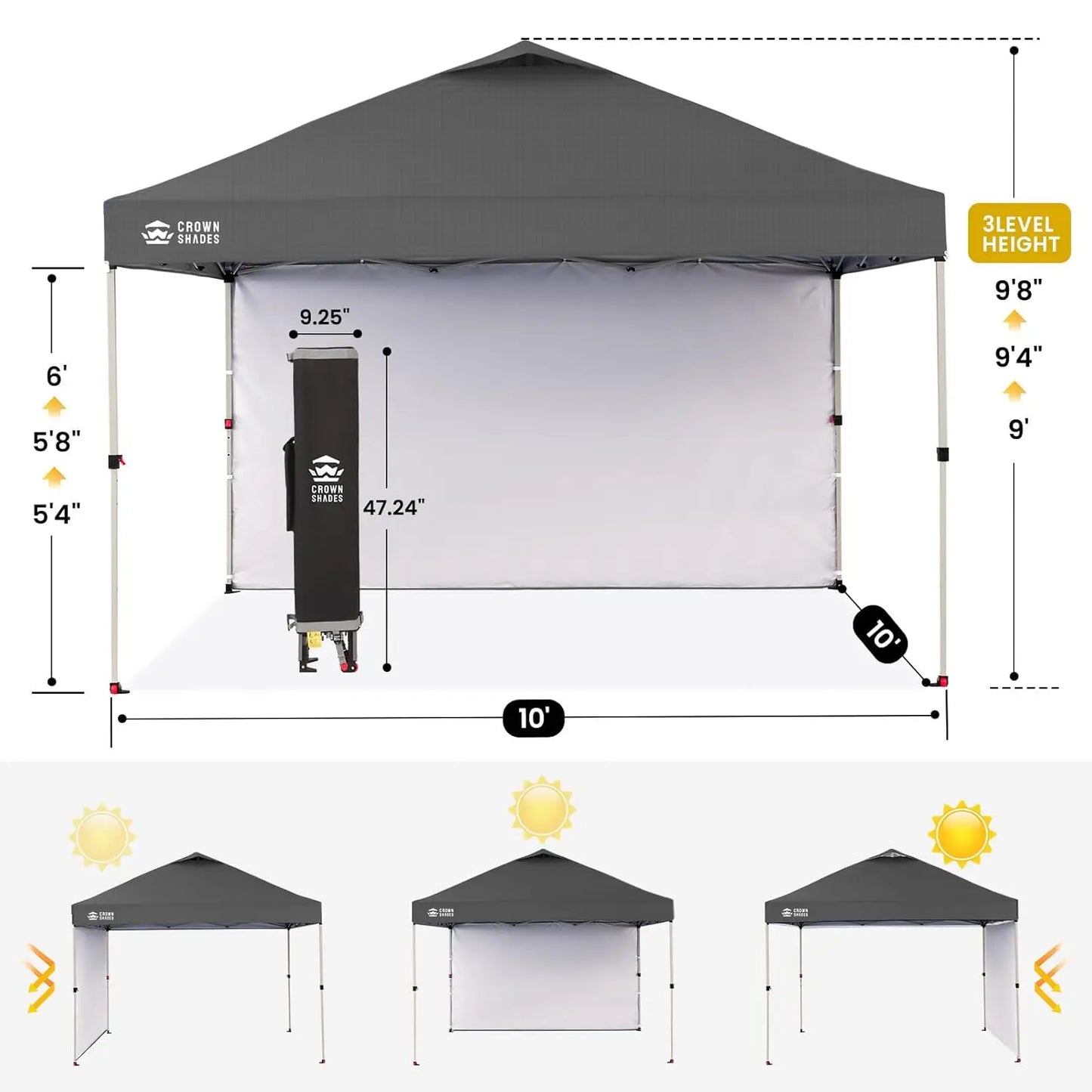 Pop Up Canopy With Sidewall Effortless Outdoor Setup