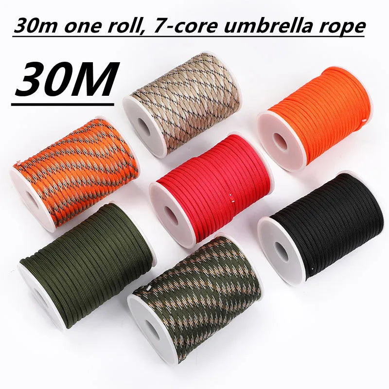 XGFY 550 Paracord 7-Core Military-Grade Survival Rope