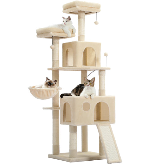 PAWZ Road Multi-Level Cat Tree Tower With Sisal Scratching Post