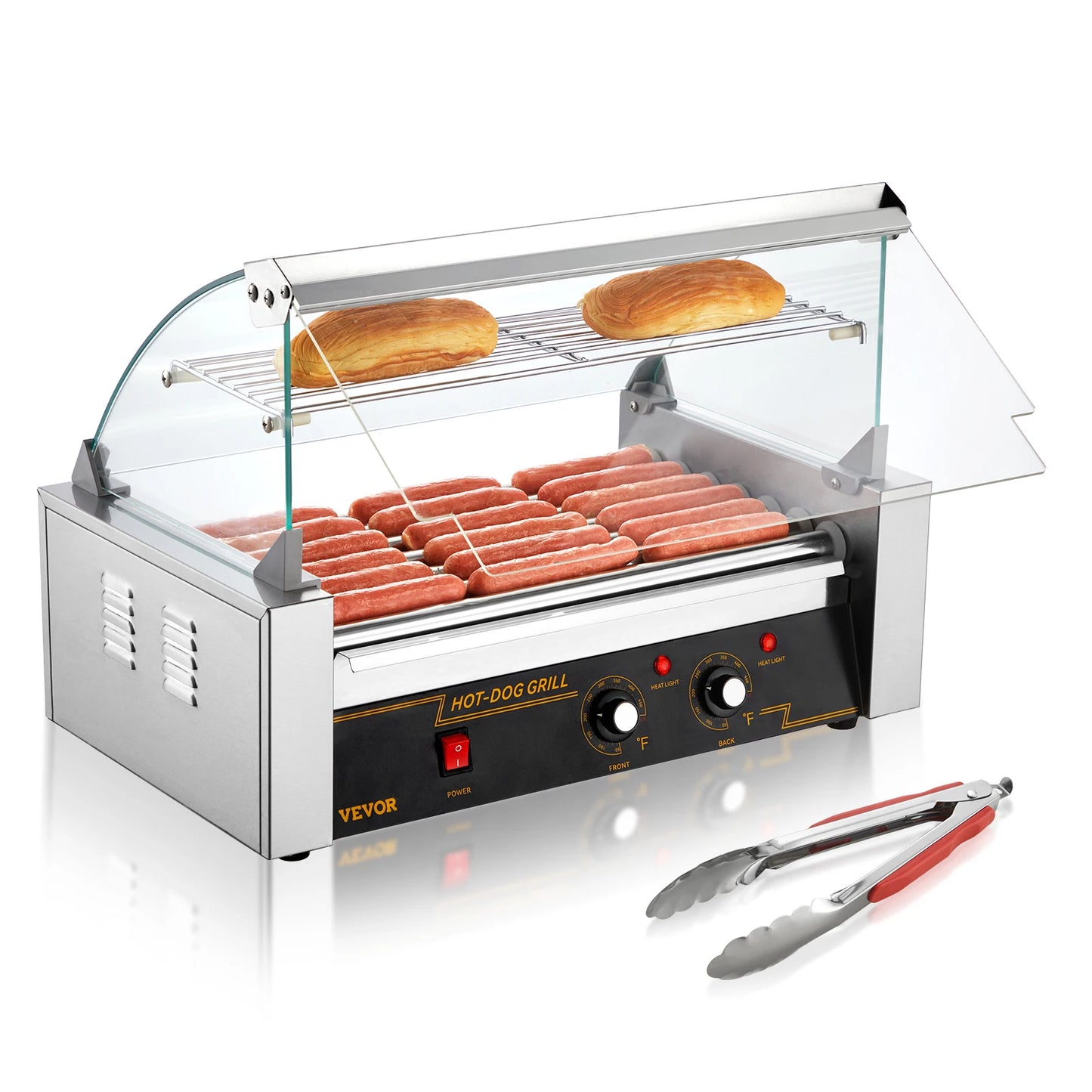 SucceBuy Commercial Electric Hot Dog Roller Sausage Maker