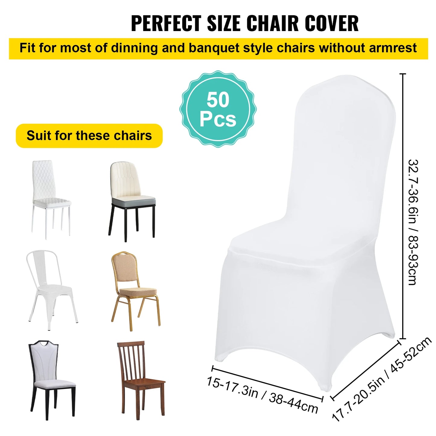 Wedding Spandex Stretch Chair Covers Slipcover Universal Banquet