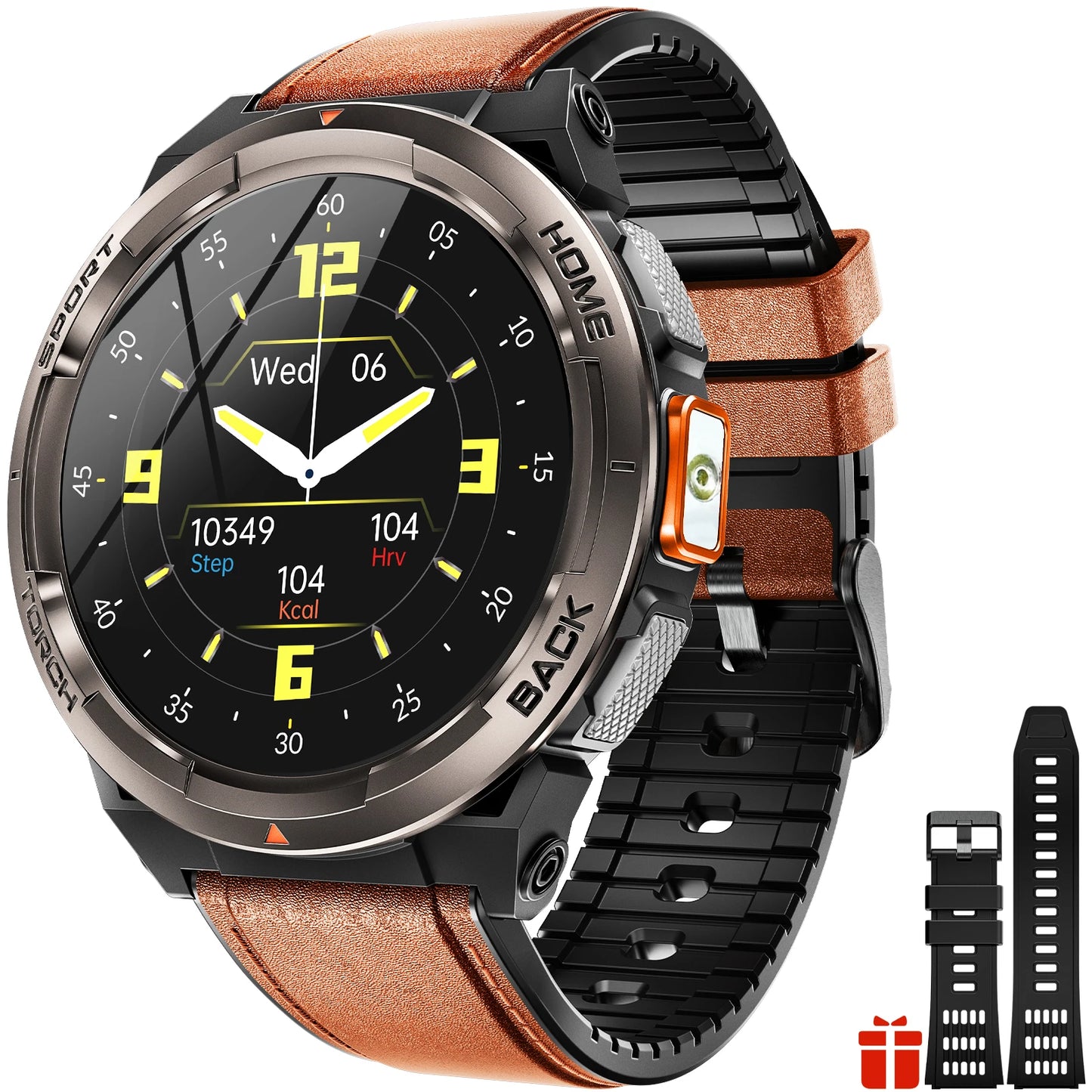 EIGIIS KE5 Smartwatch 3ATM Waterproof Compass Altimeter Barometer