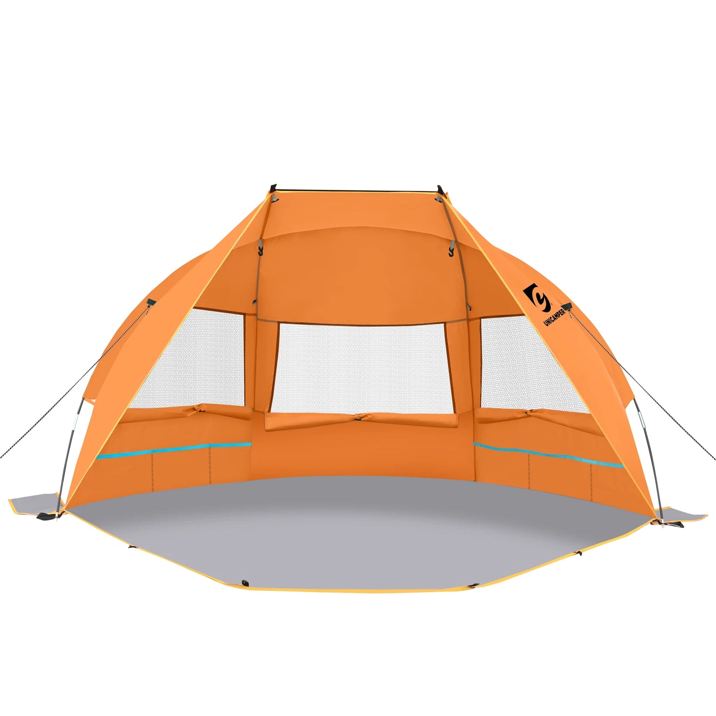 Unp Beach Tent 3 Person Sun Shelter UPF 50 Extended PE Floor