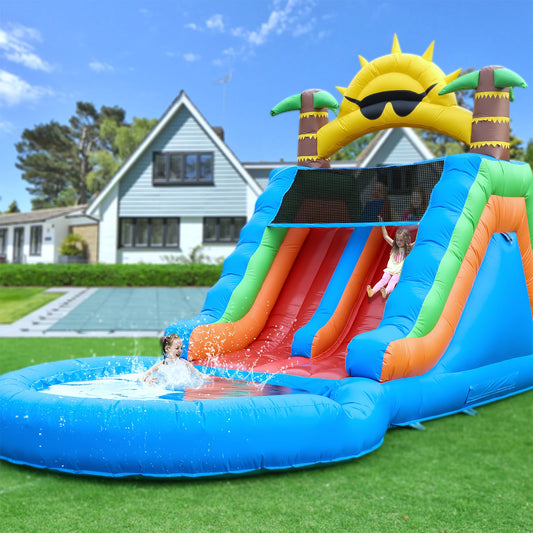 King Inflatable Commercial Water Slide Bounce House