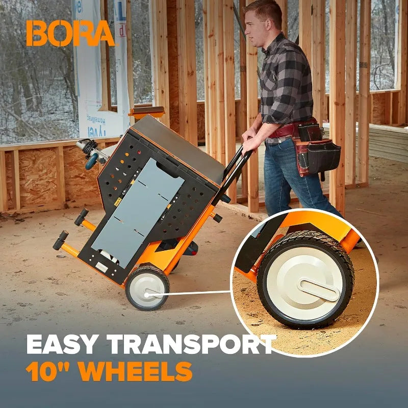 Portamate PM-8000 Miter Saw Stand Work Station for Professionals