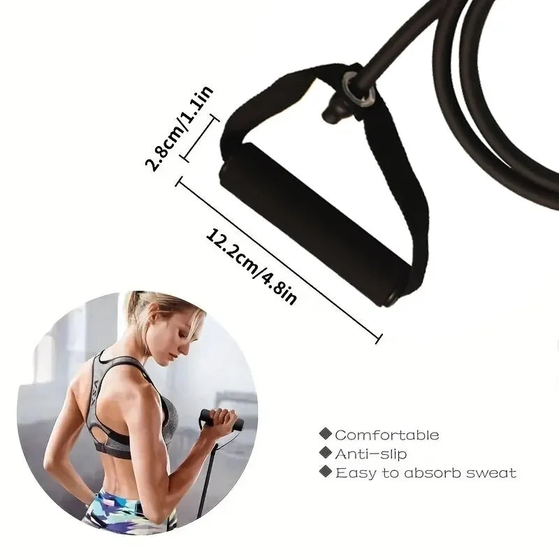 Resistance Bands With Handles For Home Gym Exercise Training