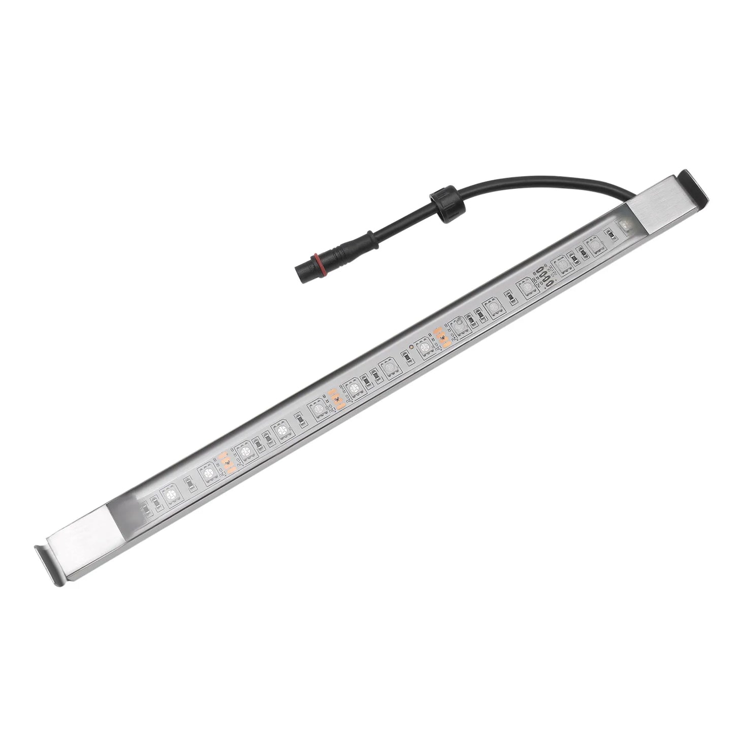 Stainless Steel Pool Fountain Waterfall Spillway Corrosion-Resistant RGB LED