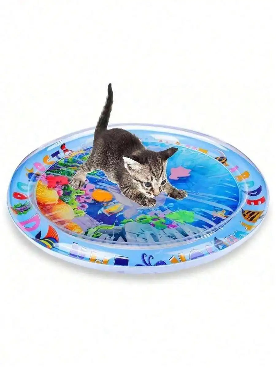 Inflatable Pet Cooling Water Play Mat for Cats and Dogs
