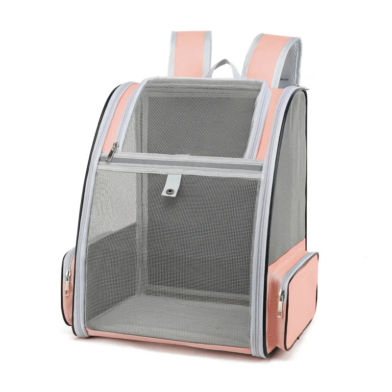 Breathable Cat Carrier Backpack For Cats And Small Dogs Travel