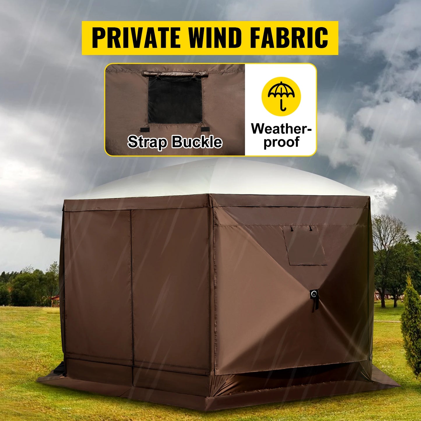SucceBuy Pop Up Camping Gazebo Shelter Canopy Outdoor Hiking
