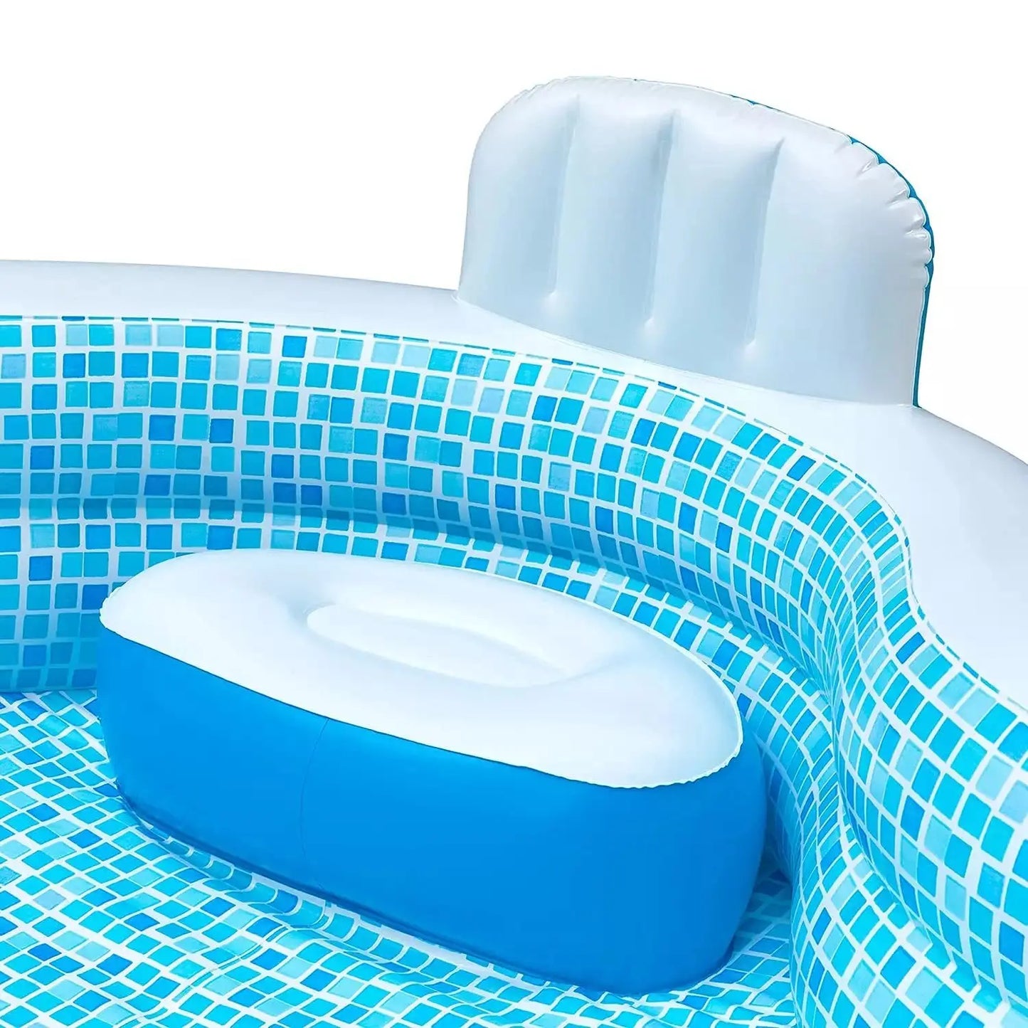 Elegant Family Pool With Inflatable Seats And Backrests