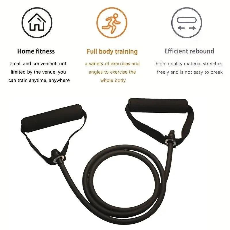 Resistance Bands With Handles For Home Gym Exercise Training
