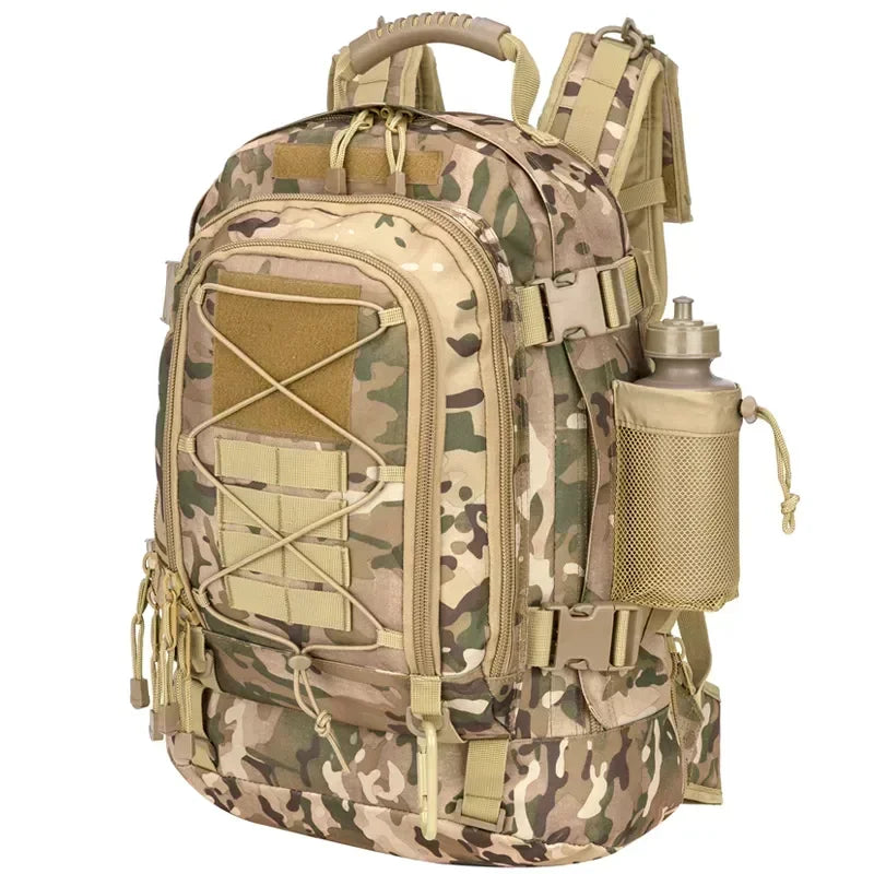 Q Tactical Backpack Unisex Water Resistant Hiking And Travel Laptop