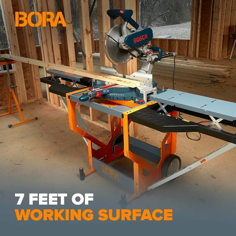 Portamate PM-8000 Miter Saw Stand Work Station for Professionals