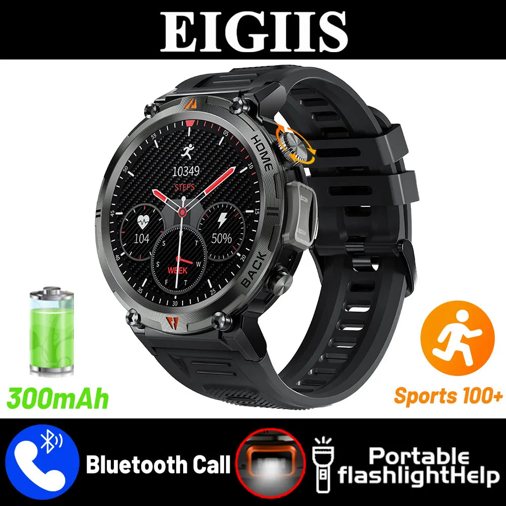 EIGIIS KE3 Smartwatch Men Bluetooth Call With Health Monitor