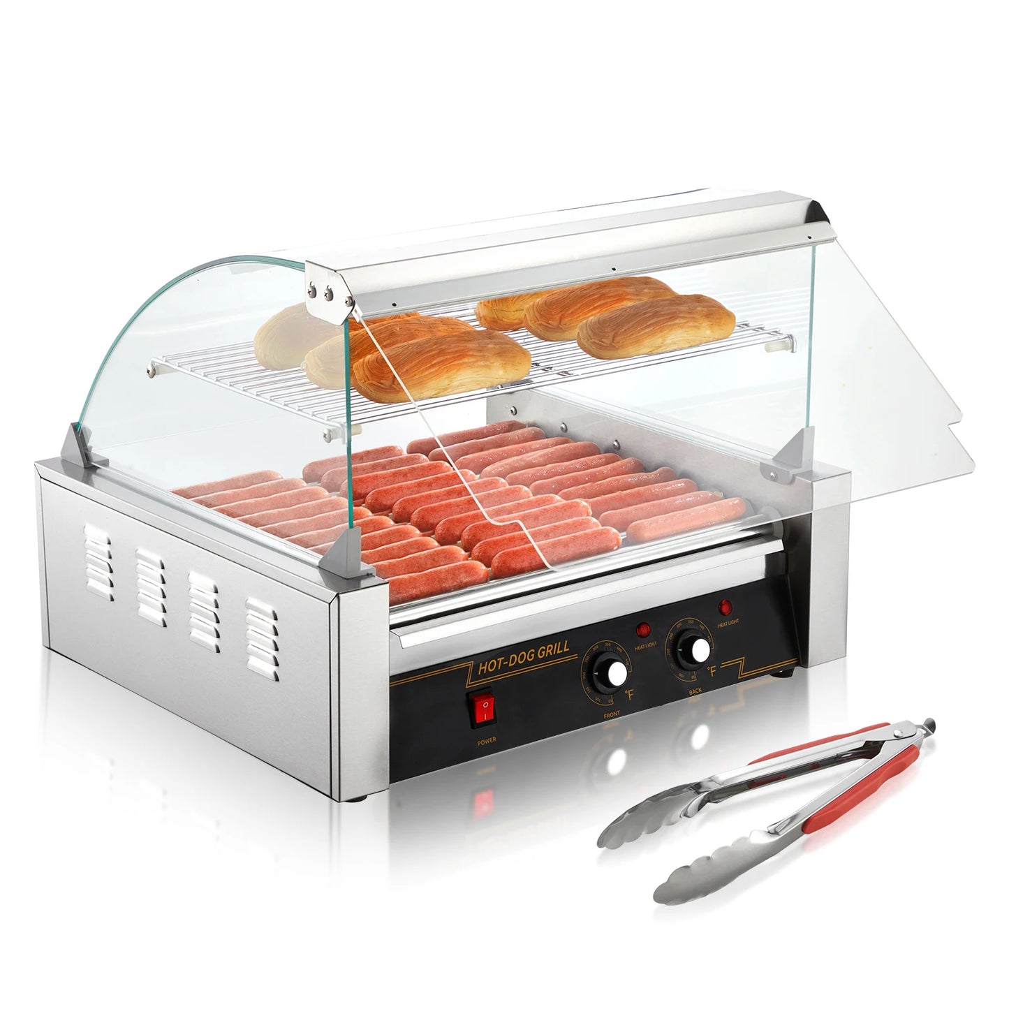 SucceBuy Commercial Electric Hot Dog Roller Sausage Maker