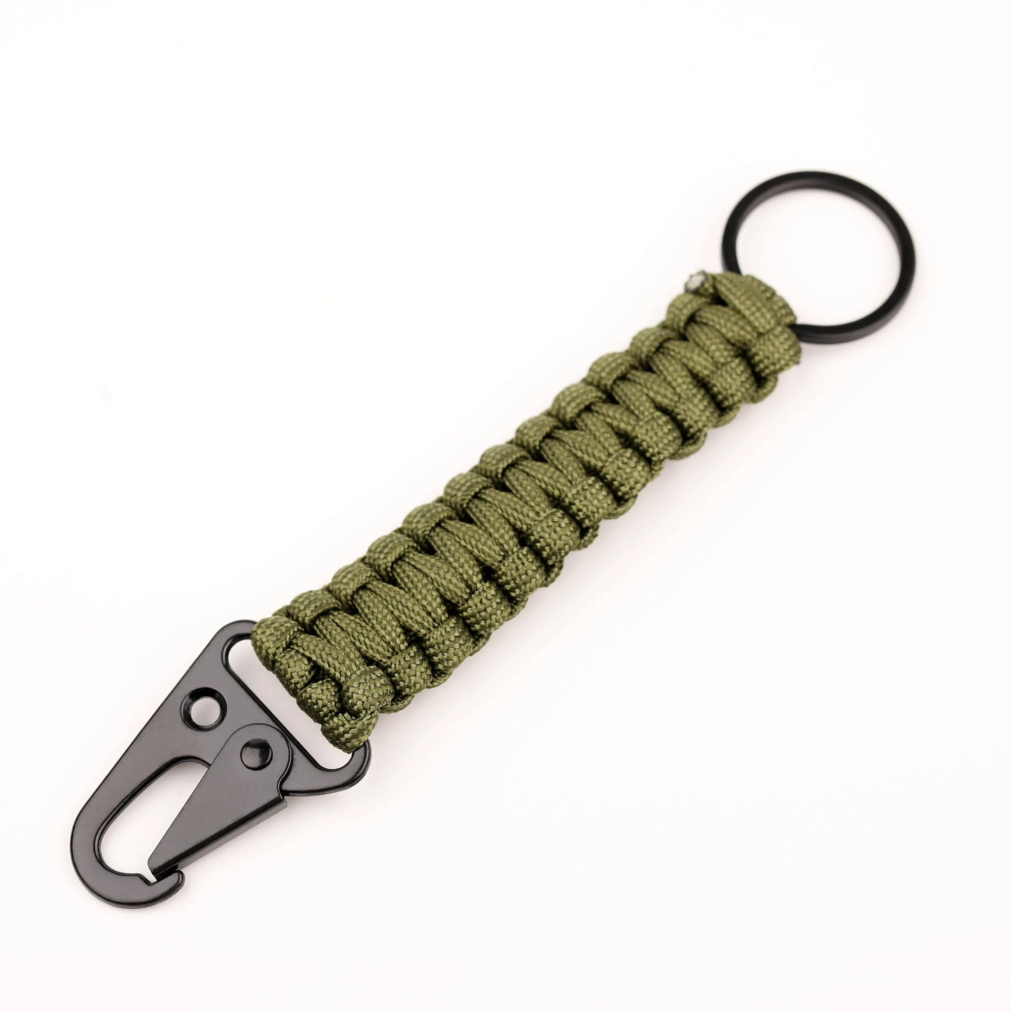 Paracord Keychain With Carabiner And Bottle Opener For Outdoors