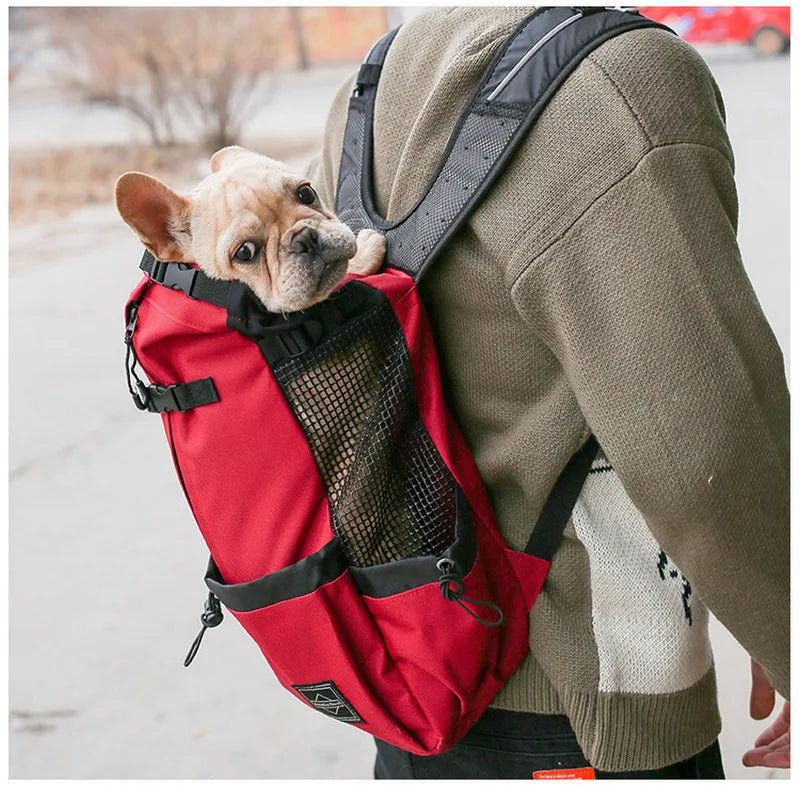 Petguider Hiking Dog Carrier Backpack Breathable Outdoor Travel Bag