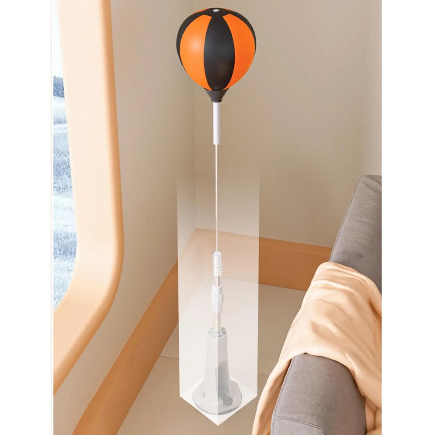 Punching Reflex Ball Set With Height Adjustable Stand For Training