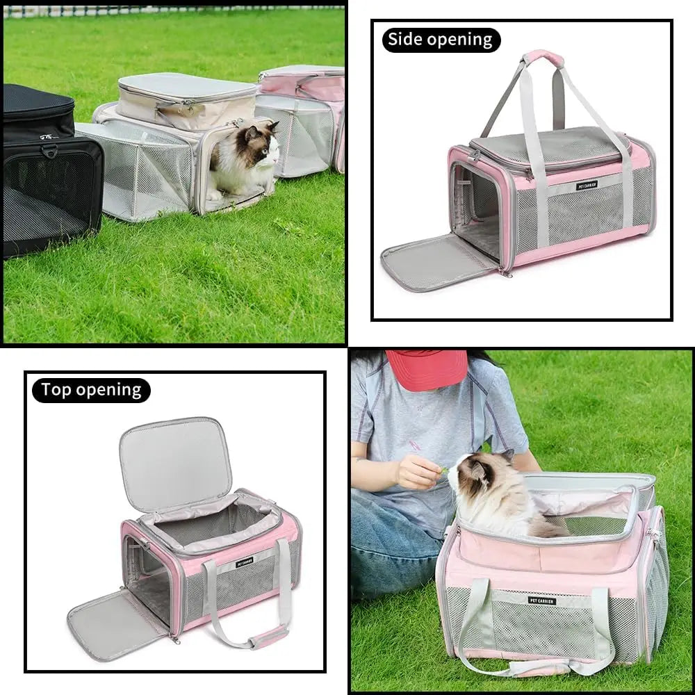 XMSJ Airline Approved Pet Carrier Backpack for Cats and Dogs