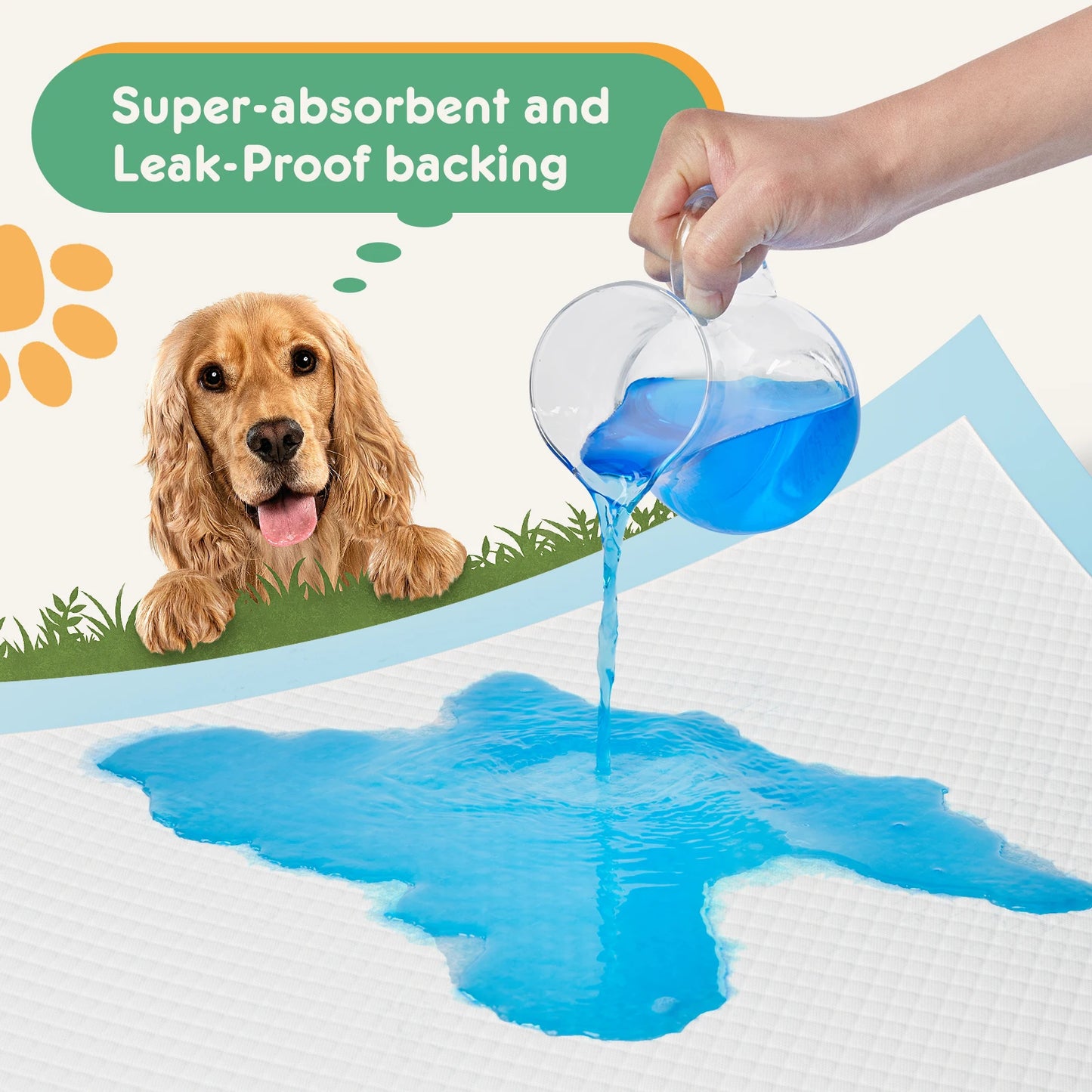 JHK 150 Count Disposable Underpads Super Absorbent Leakproof Pads