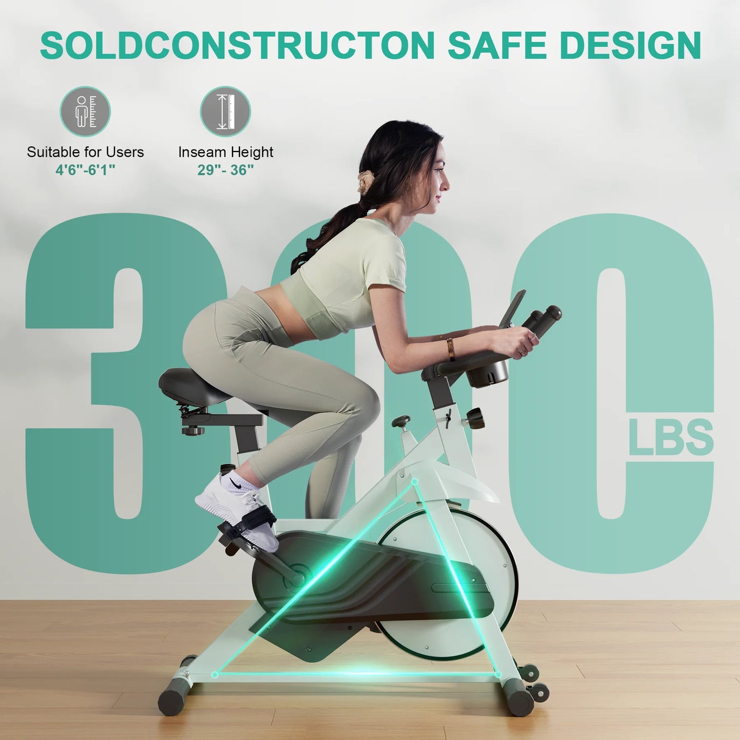 Superun Exercise Bike 32 Level Magnetic Resistance Stationary Home