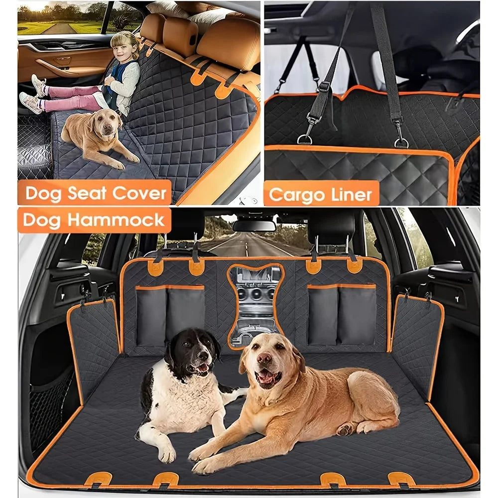 NONECN Pet Dog Car Seat Cover Waterproof Hammock 600D Oxford