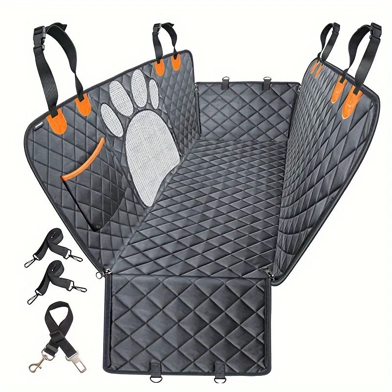 NONECN Dog Hammock Seat Cover For Cars Waterproof Anti Slip